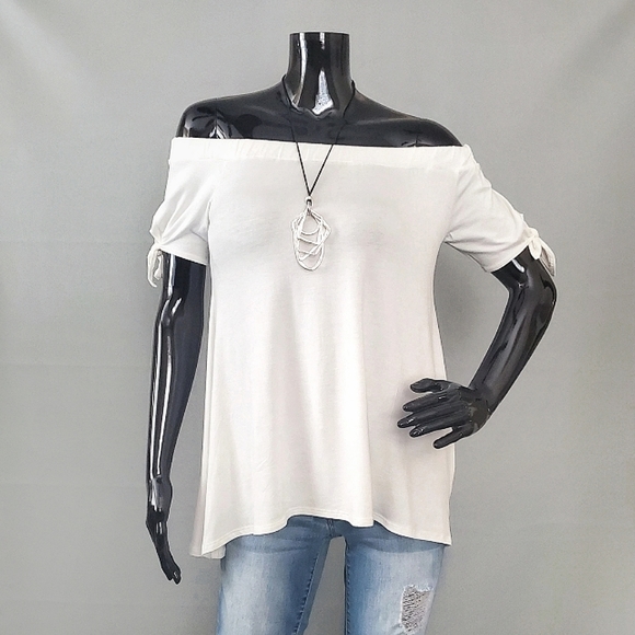 Tie Sleeve Swing Top - Picture 1 of 4